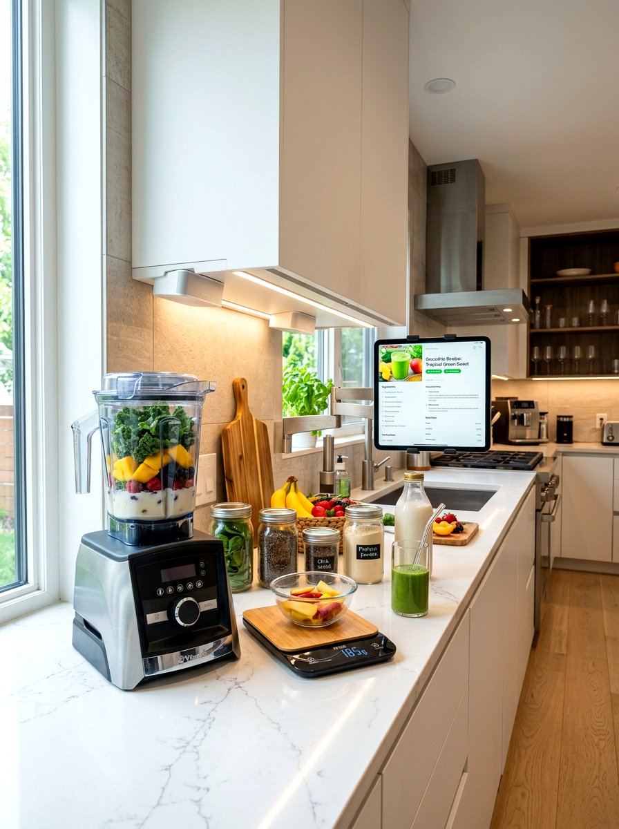 Smart Kitchen Smoothie Station - 30 smoothie nook kitchen ideas