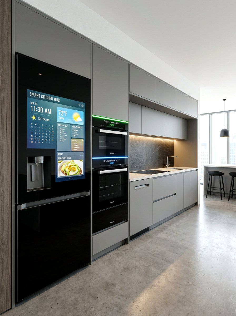 Smart Kitchen Technology Wall - 30 appliance wall kitchen ideas