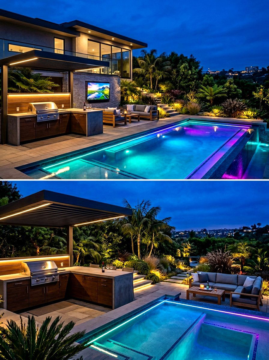 Smart Pool Lighting Systems - 30 pool lighting ideas