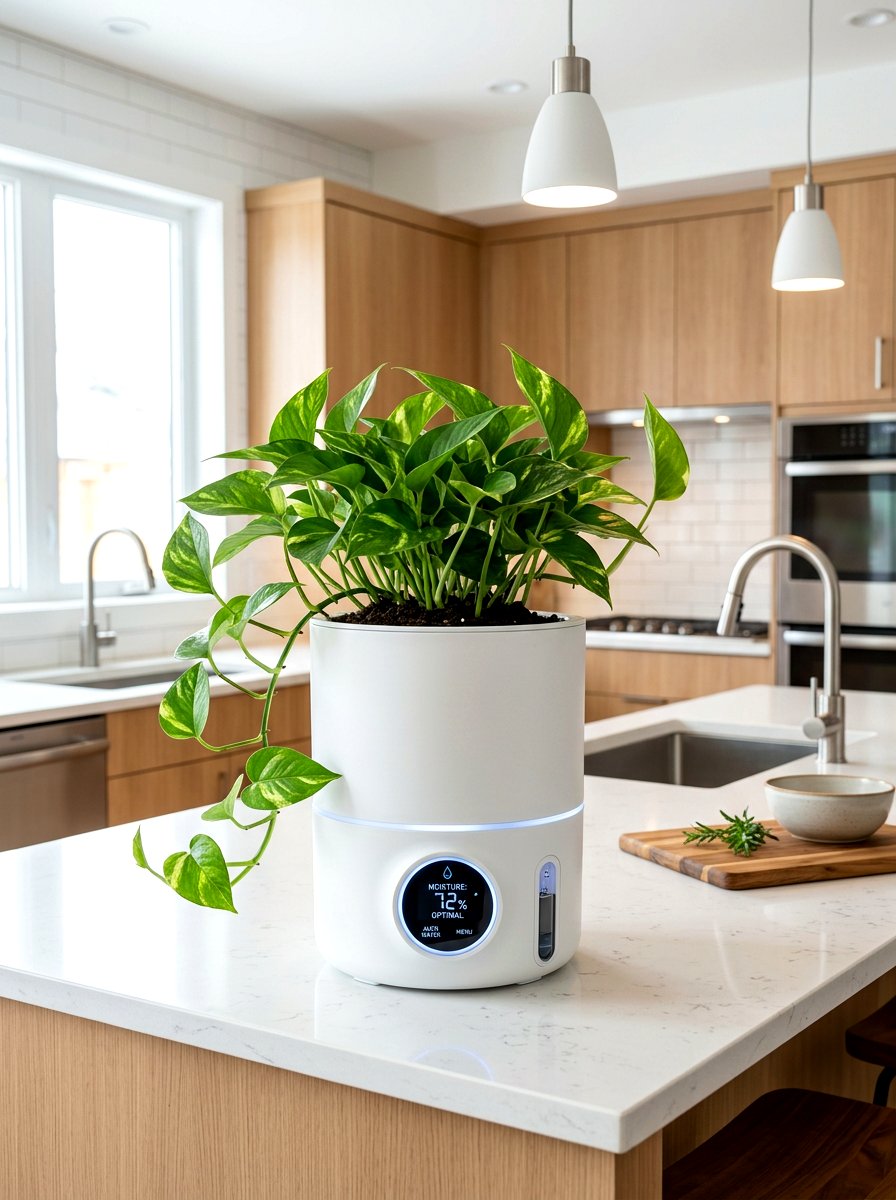Smart Self Watering Planter System - 30 small planter ideas