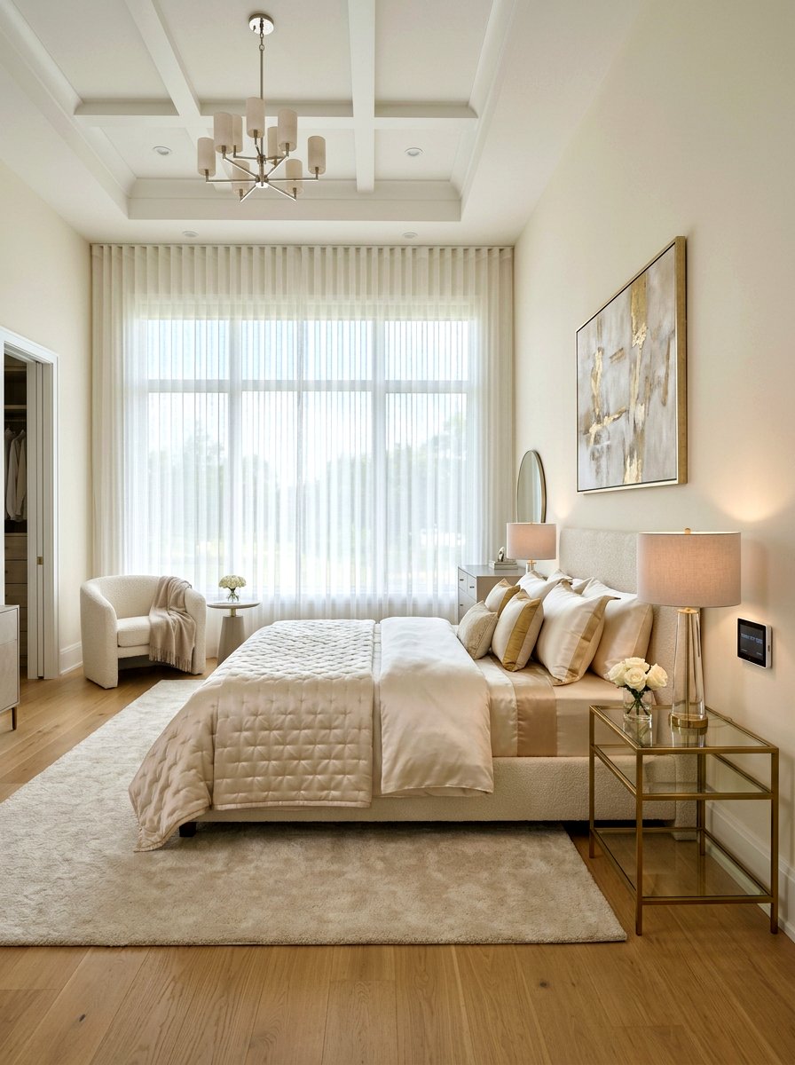 Smart Sheer Shades Elegant Bedroom - 30 smart shade bedroom ideas