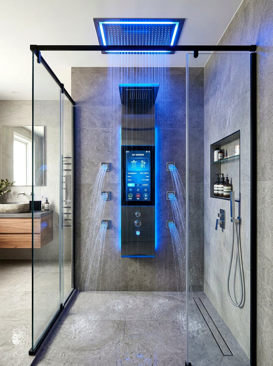 Smart Shower - 30 bathroom shower ideas