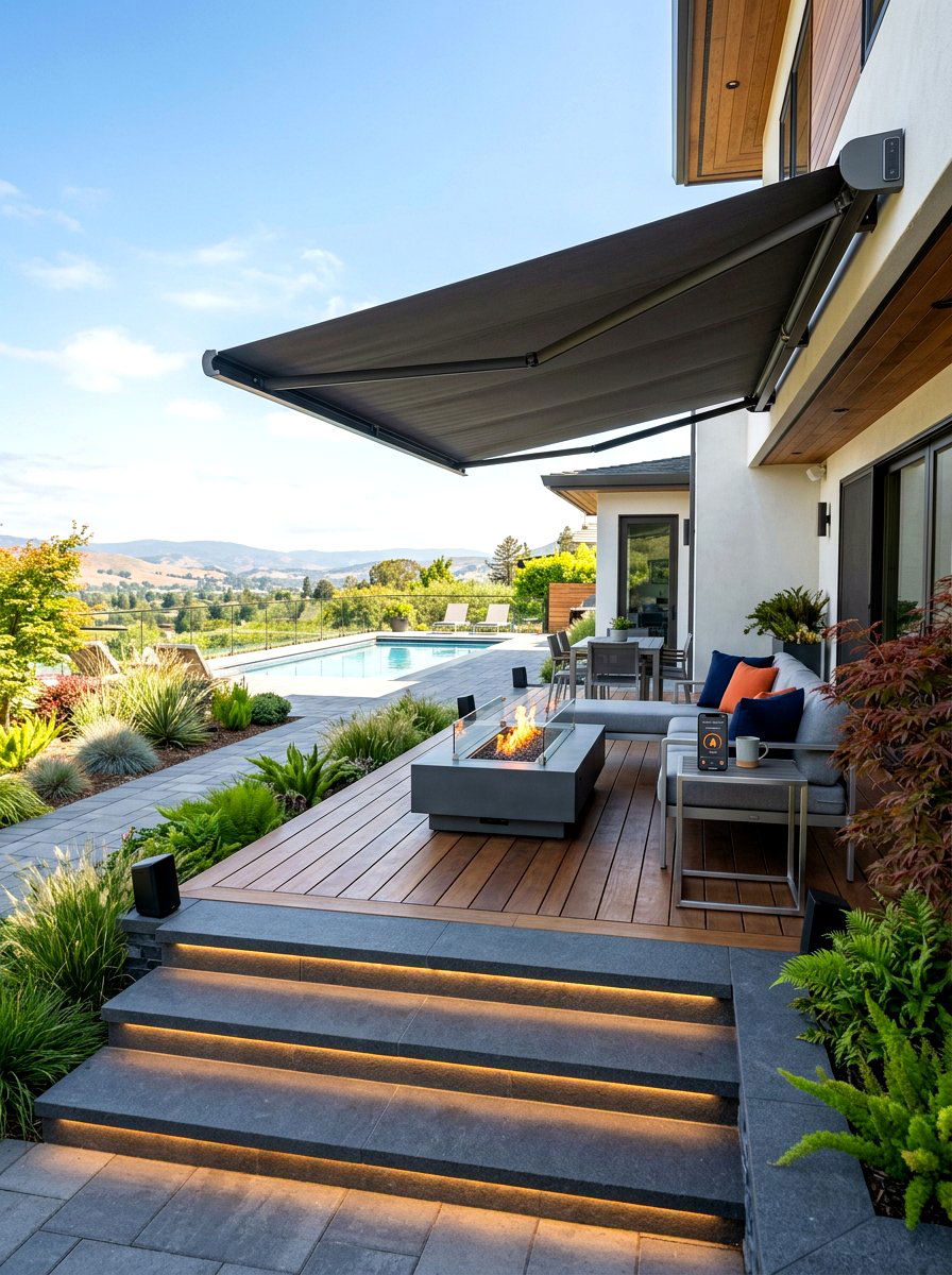 Smart Tech Patio - 30 modern patio ideas