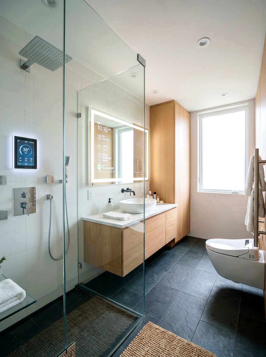 Smart Technology Bathroom - 30 spa hotel bath ideas