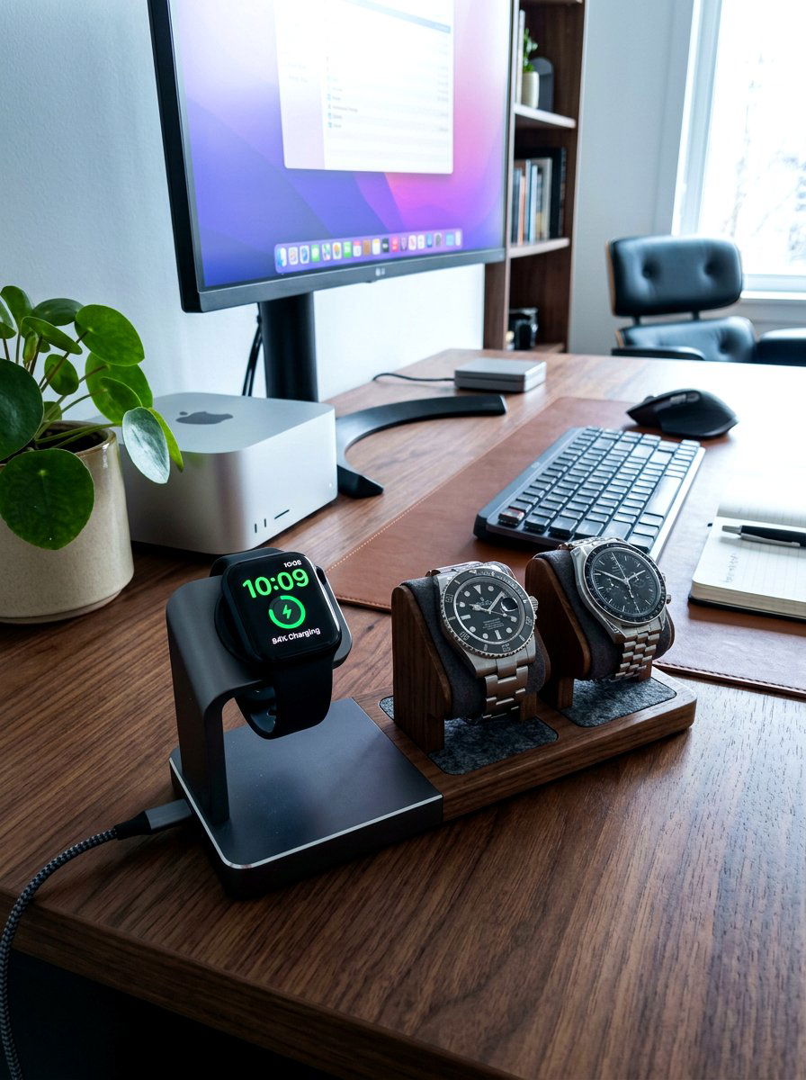 Smart Watch Charging Station - 30 watch storage ideas