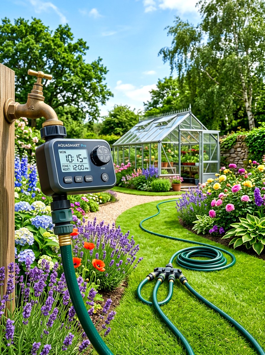 Smart Watering Timer - 30 greenhouse watering ideas