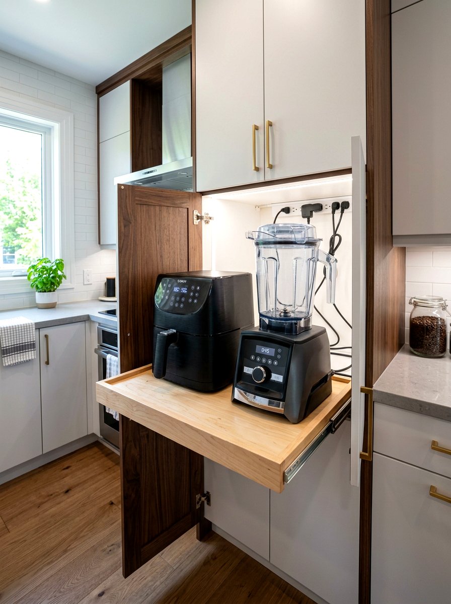Smart appliance station - 30 TikTok kitchen decor ideas