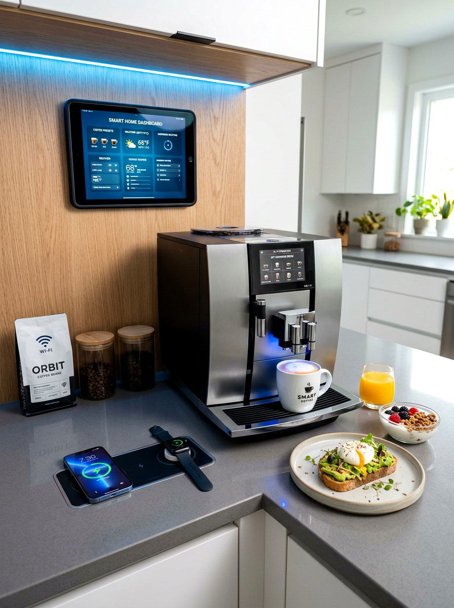 Smart home coffee station - 30 breakfast station ideas