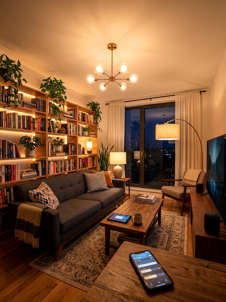 Smart home lighting - 30 viral apartment decor ideas