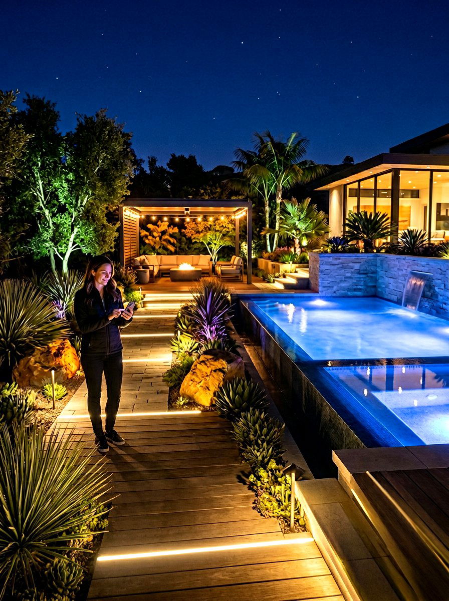 Smart landscape lighting - 30 garden lighting ideas