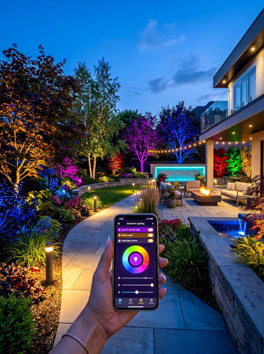 Smart landscape lighting - 30 landscape lighting ideas