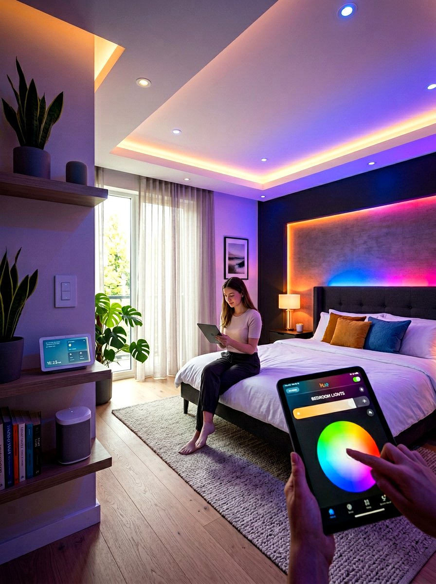 Smart lighting control - 30 recovery room ideas