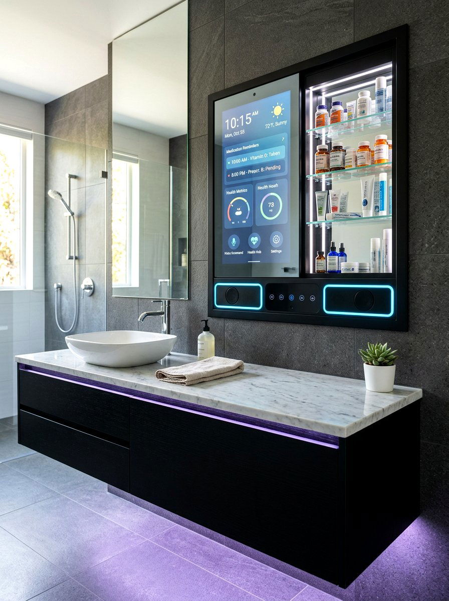 Smart medicine cabinet - 30 medicine cabinet ideas