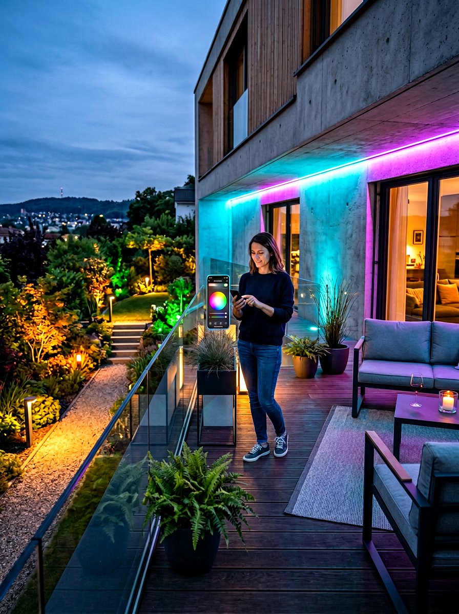 Smart outdoor lighting - 30 modern outdoor lighting ideas