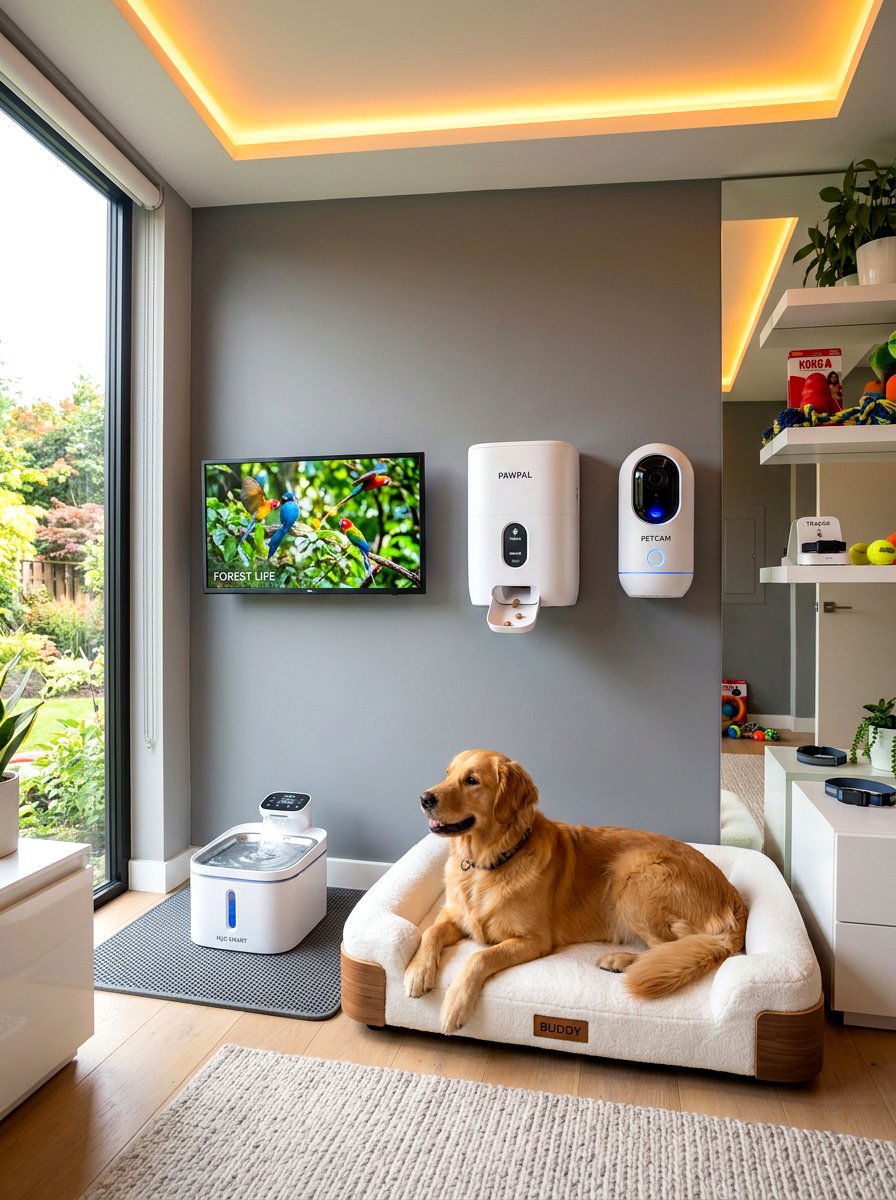 Smart technology dog room - 30 Pinterest dog room ideas