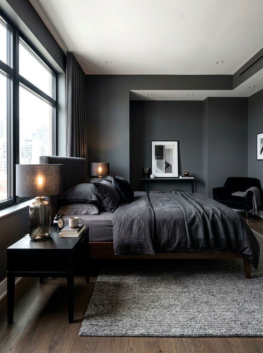 Smoked Glass Lamp - 30 collected lamp lighting ideas