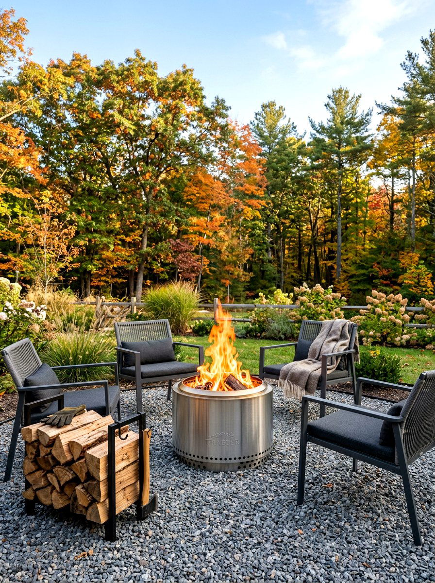 Smokeless Fire Pit - 30 backyard fire pit ideas