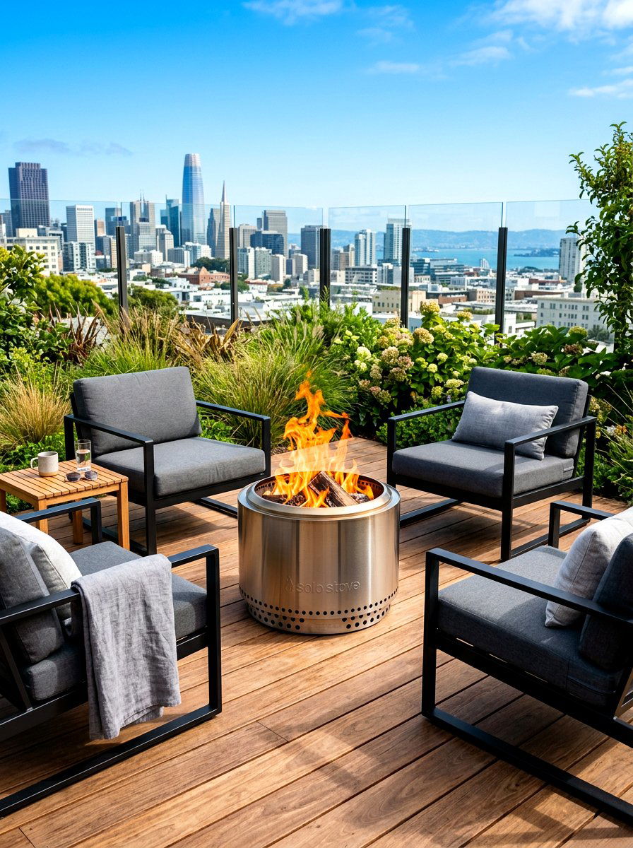 Smokeless fire pit - 30 patio fire pit ideas
