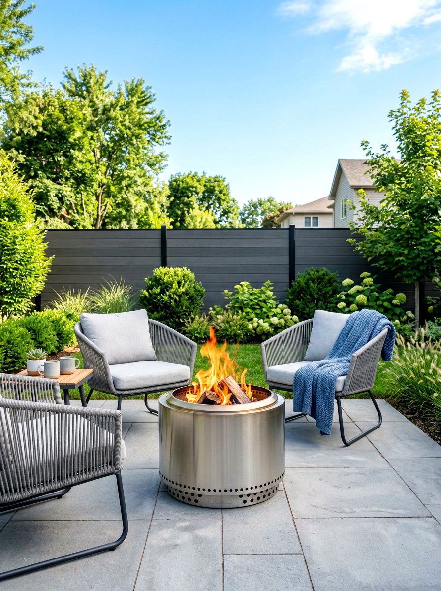 Smokeless fire pit - 30 round fire pit ideas