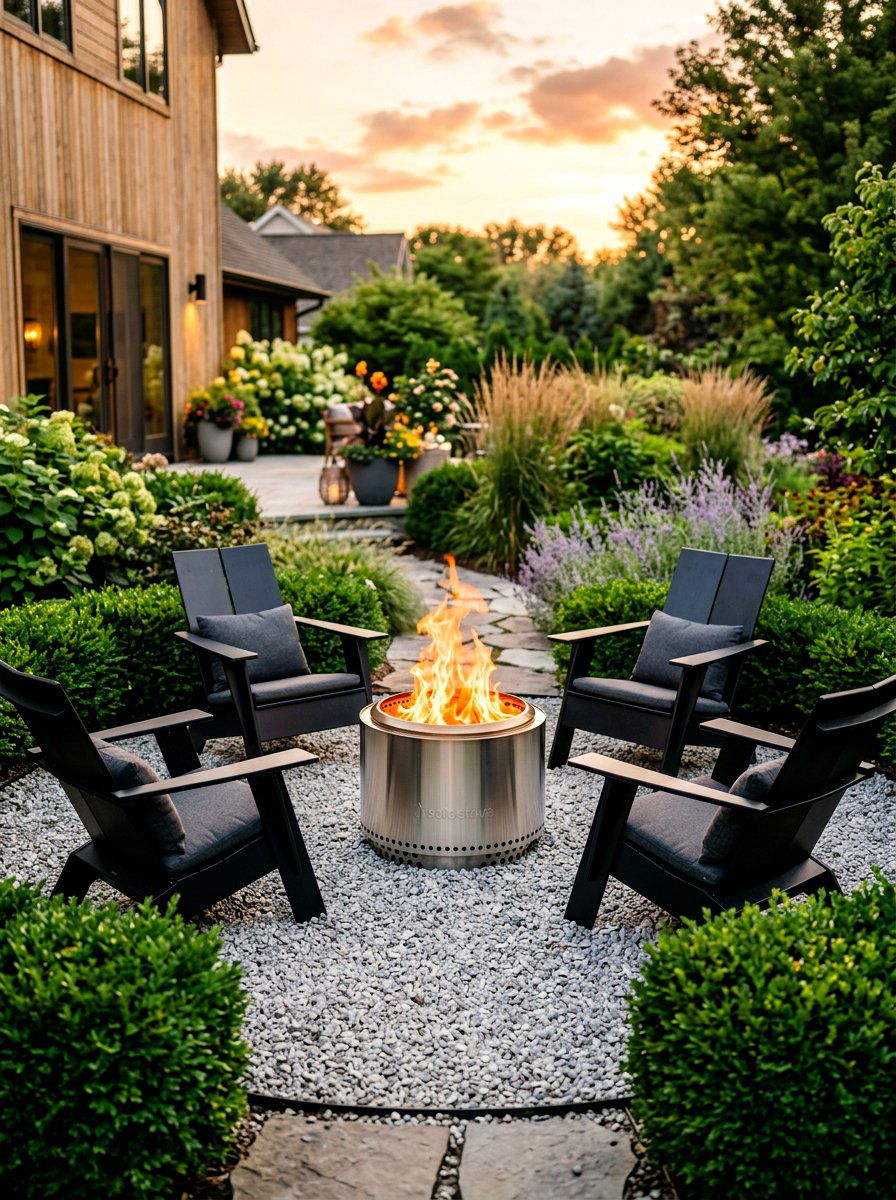Smokeless fire pit - 30 fire pit lounge ideas