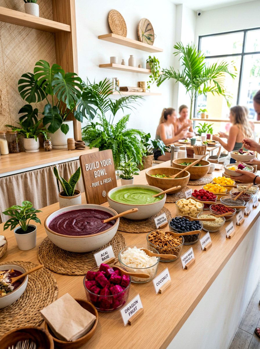 Smoothie Bowl Buffet - 30 breakfast buffet ideas