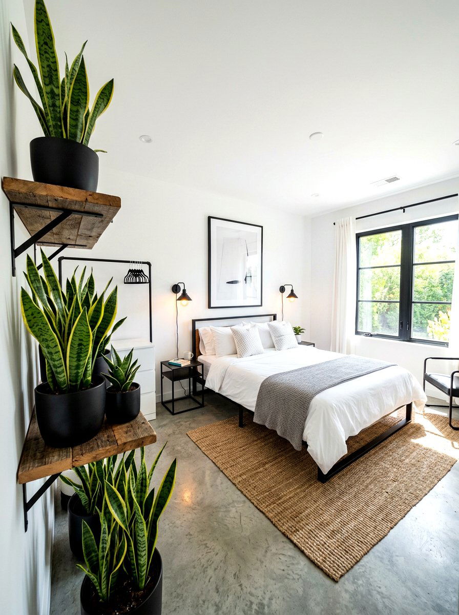 Snake Plant - 30 tropical indoor plant ideas