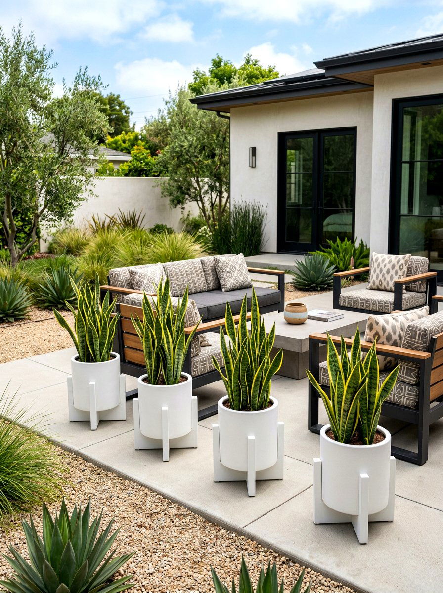 Snake Plants For Patio - 30 patio plant ideas