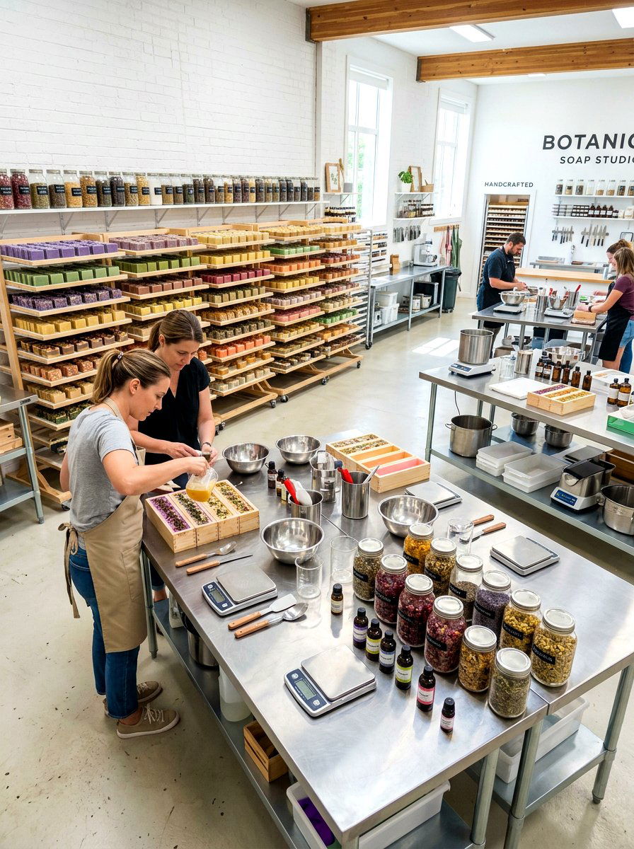 Soap Making Workshop - 30 garage hobby room ideas