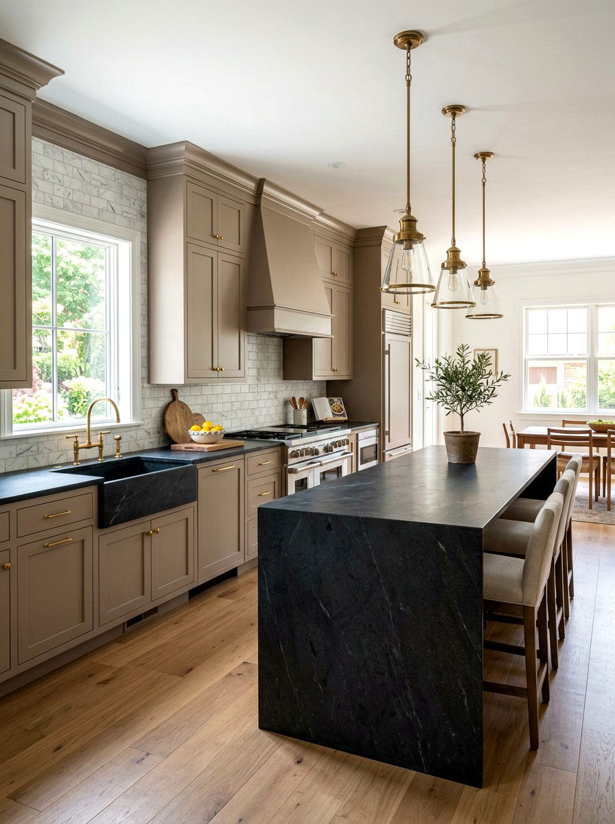 Soapstone Counters Marble Backsplash - 30 soapstone kitchen ideas
