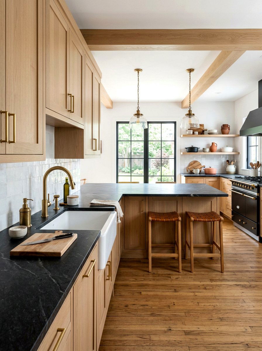 Soapstone Countertop Kitchen - 30 California casual kitchen ideas