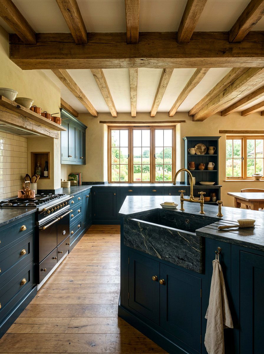 Soapstone Farmhouse Sink Kitchen - 30 soapstone kitchen ideas