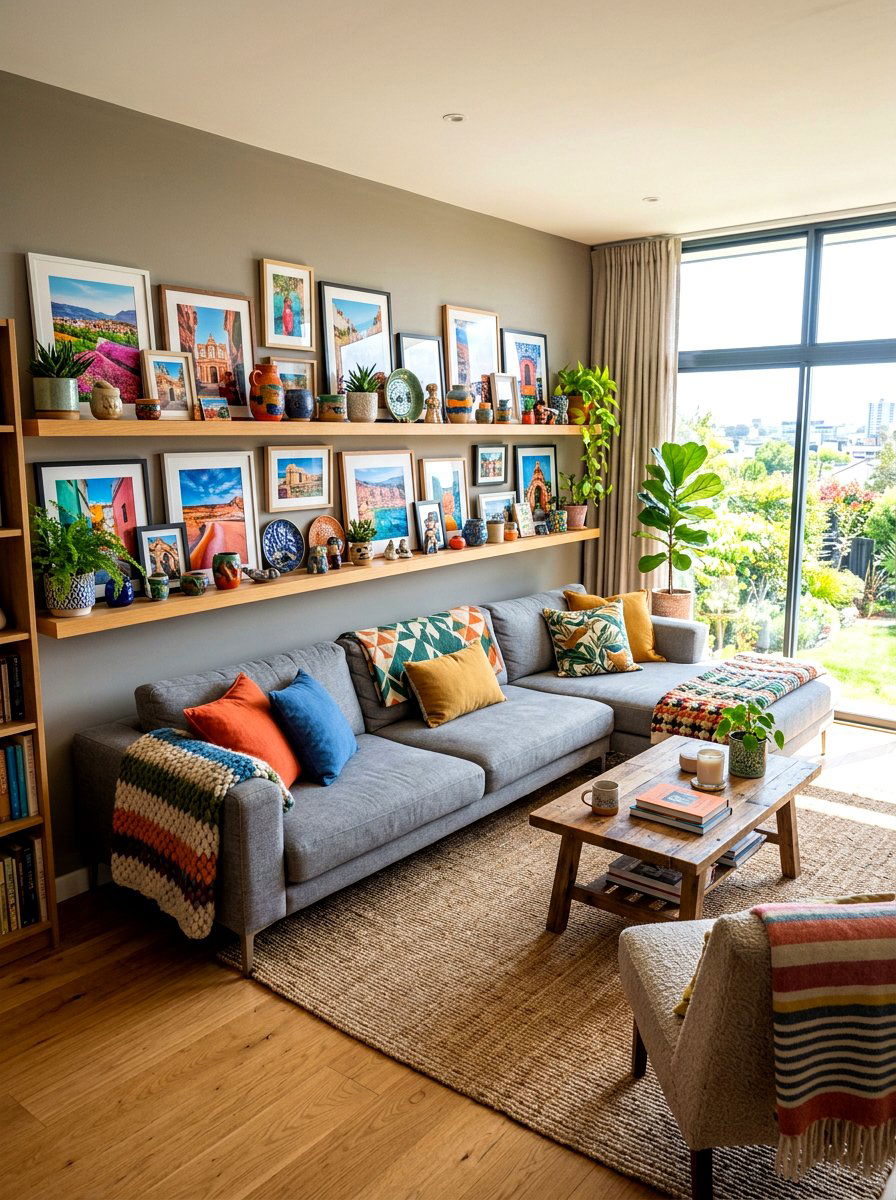 Sofa Wall Ledge - 30 gallery ledge wall ideas