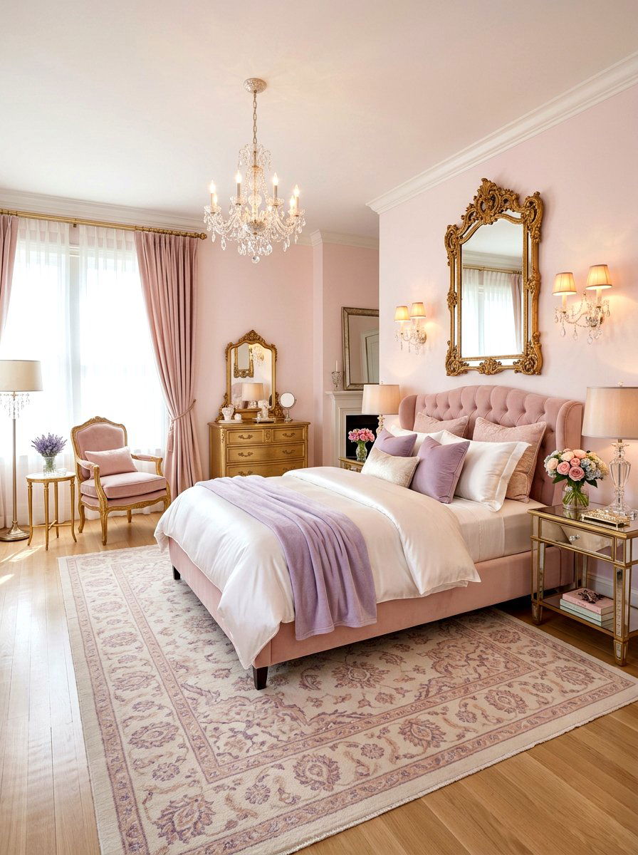 Soft Feminine Bedroom - 30 collected bedroom decor ideas
