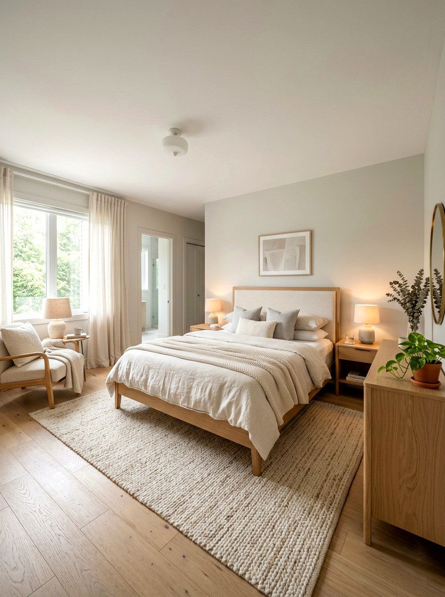 Soft Gray Neutral Bedroom - 30 California casual bedroom ideas