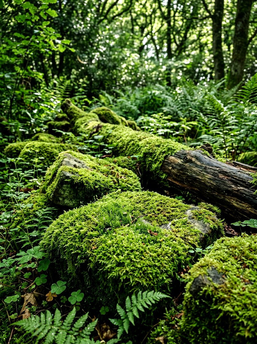 Soft Green Moss - 30 sensory backyard garden ideas