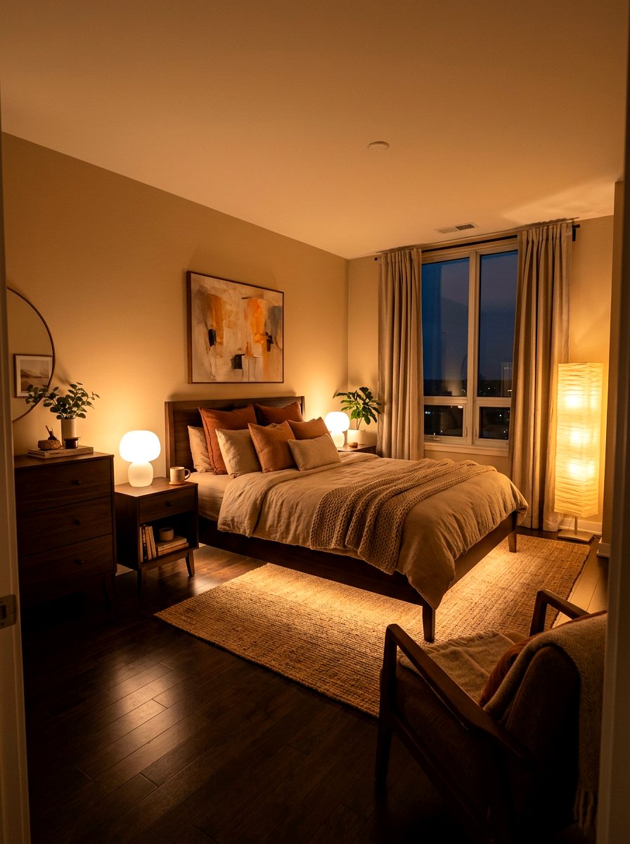 Soft Lighting Ambience - 30 calming bedroom ideas