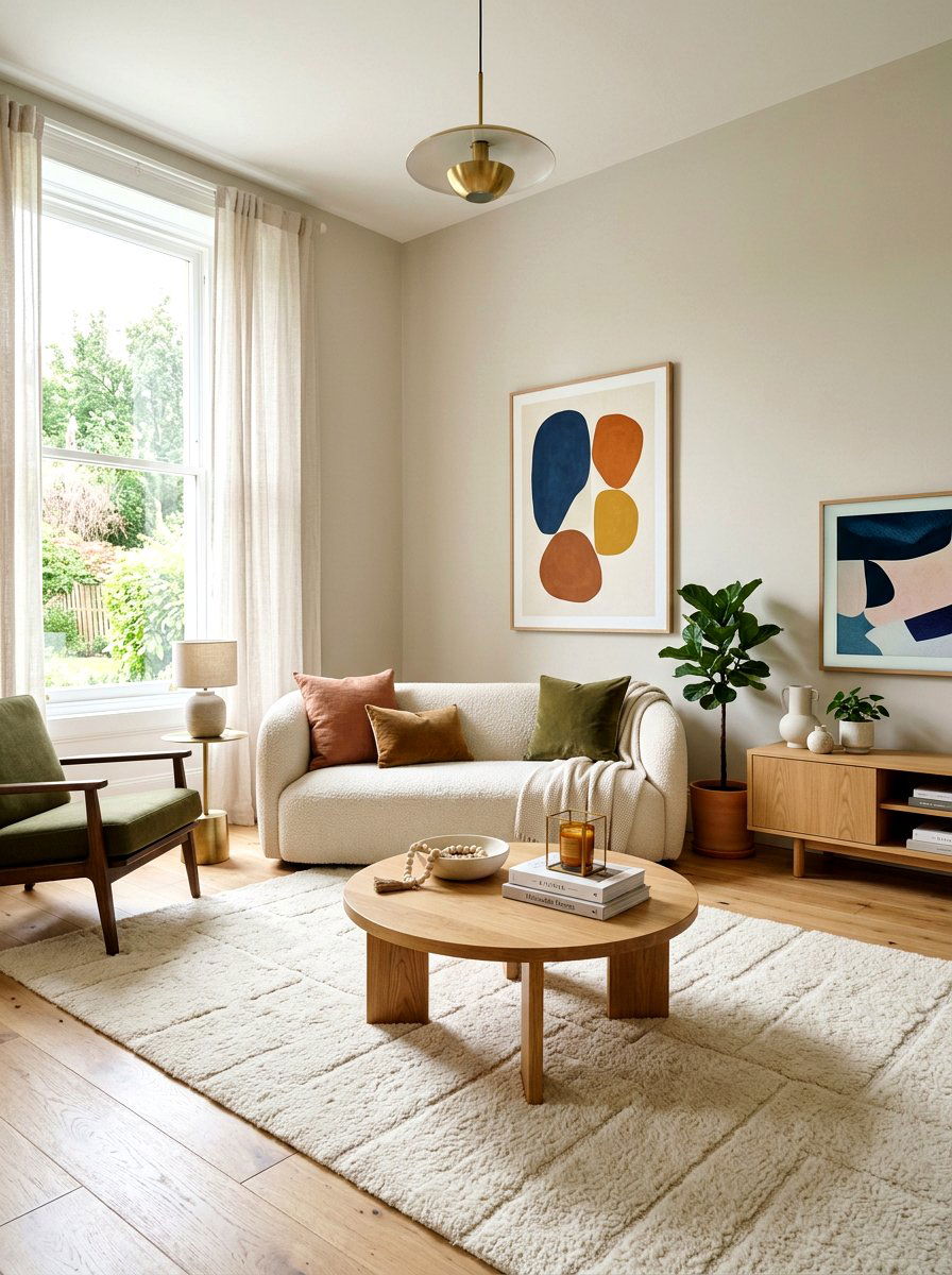 Soft Modern Living Room - 30 soft modern home decor ideas