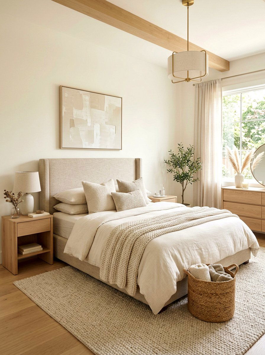 Soft Neutral Bedroom - 30 coquette bedroom decor ideas