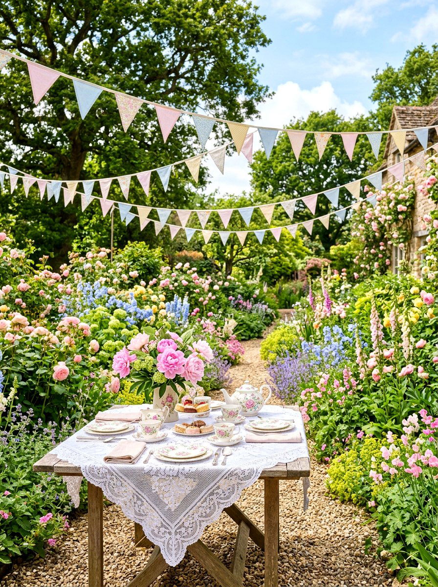 Soft Pastel Garden - 30 alfresco birthday party ideas
