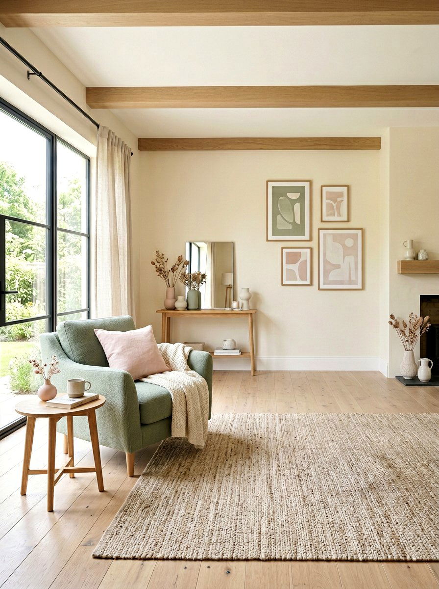 Soft Pastel Neutral Living Room - 30 neutral living room ideas