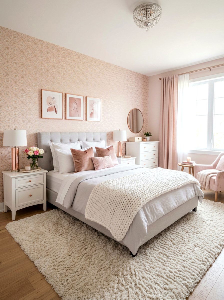 30 Bedroom Wallpaper Accent Ideas: Bold Walls, Stunning Style