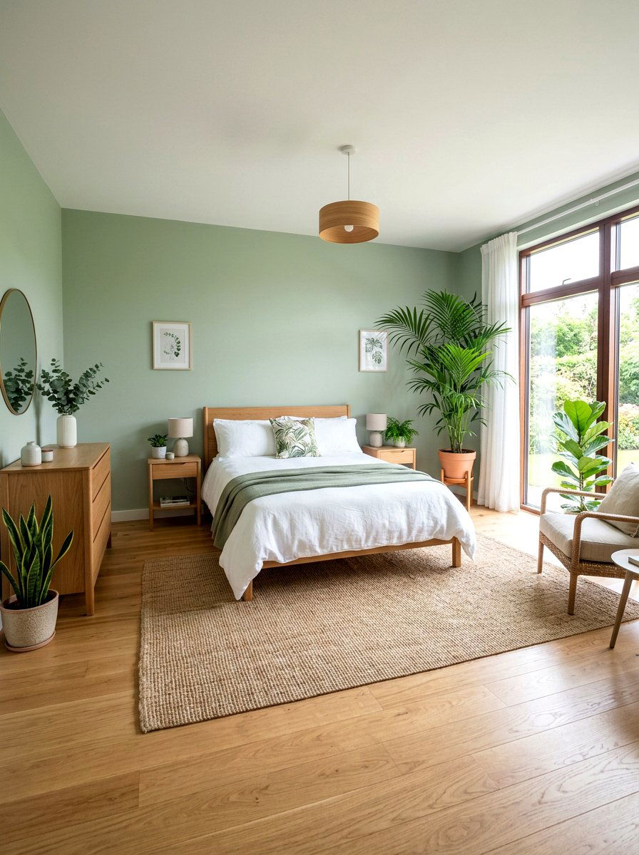 Soft Sage Green Bedroom - 30 light and airy bedroom ideas