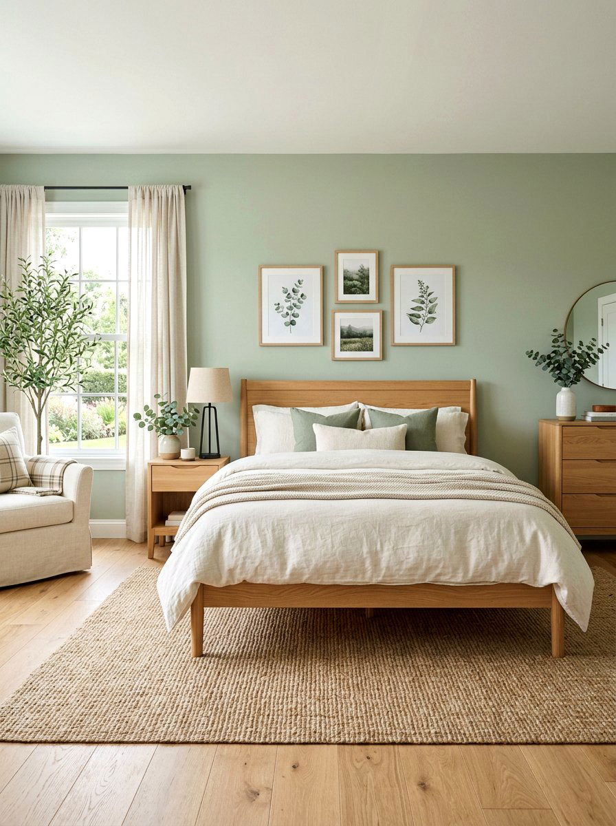 Soft Sage Green Bedroom - 30 healing color bedroom ideas