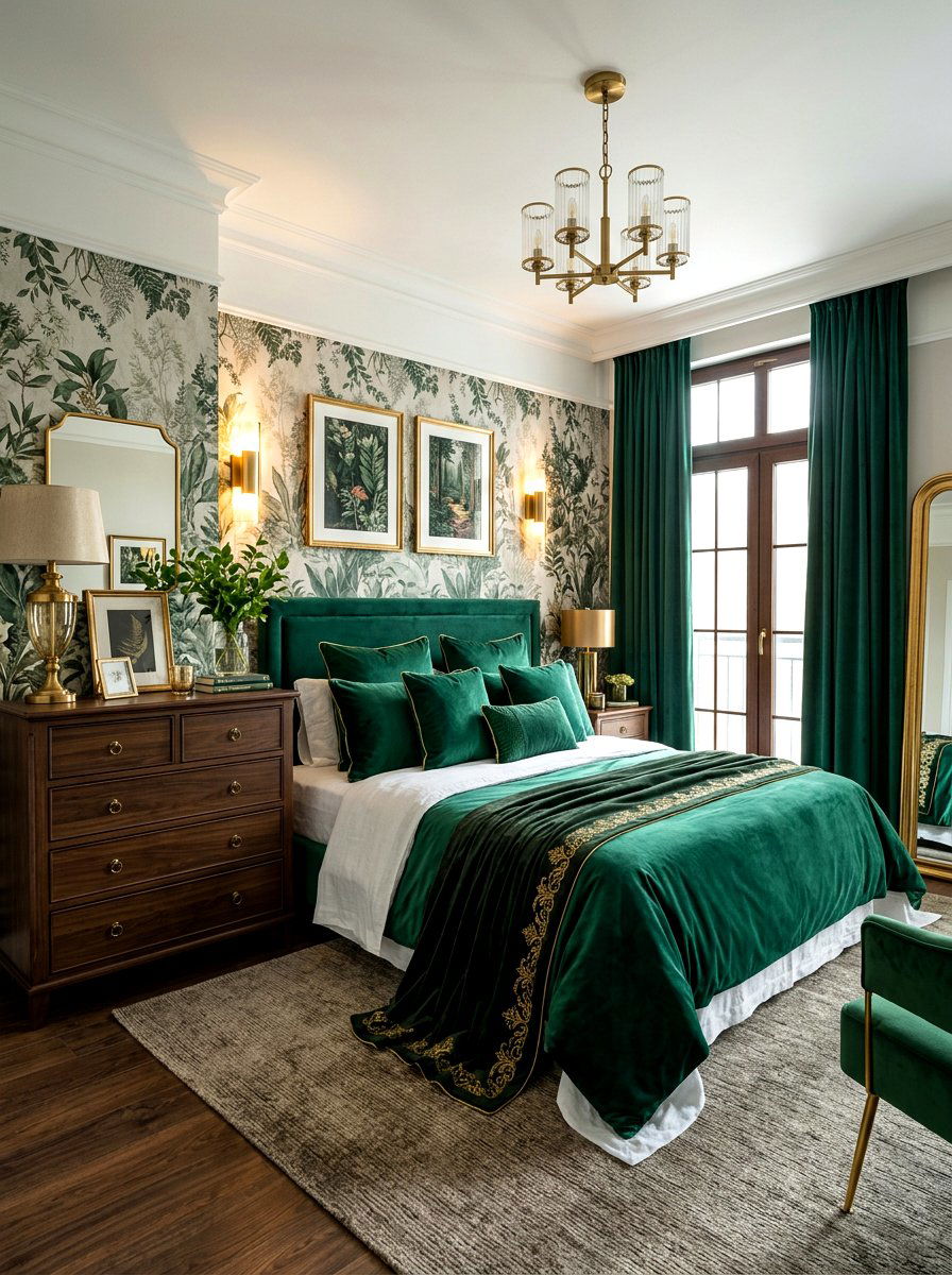 Soft Velvet Textiles - 30 mushroom bedroom ideas