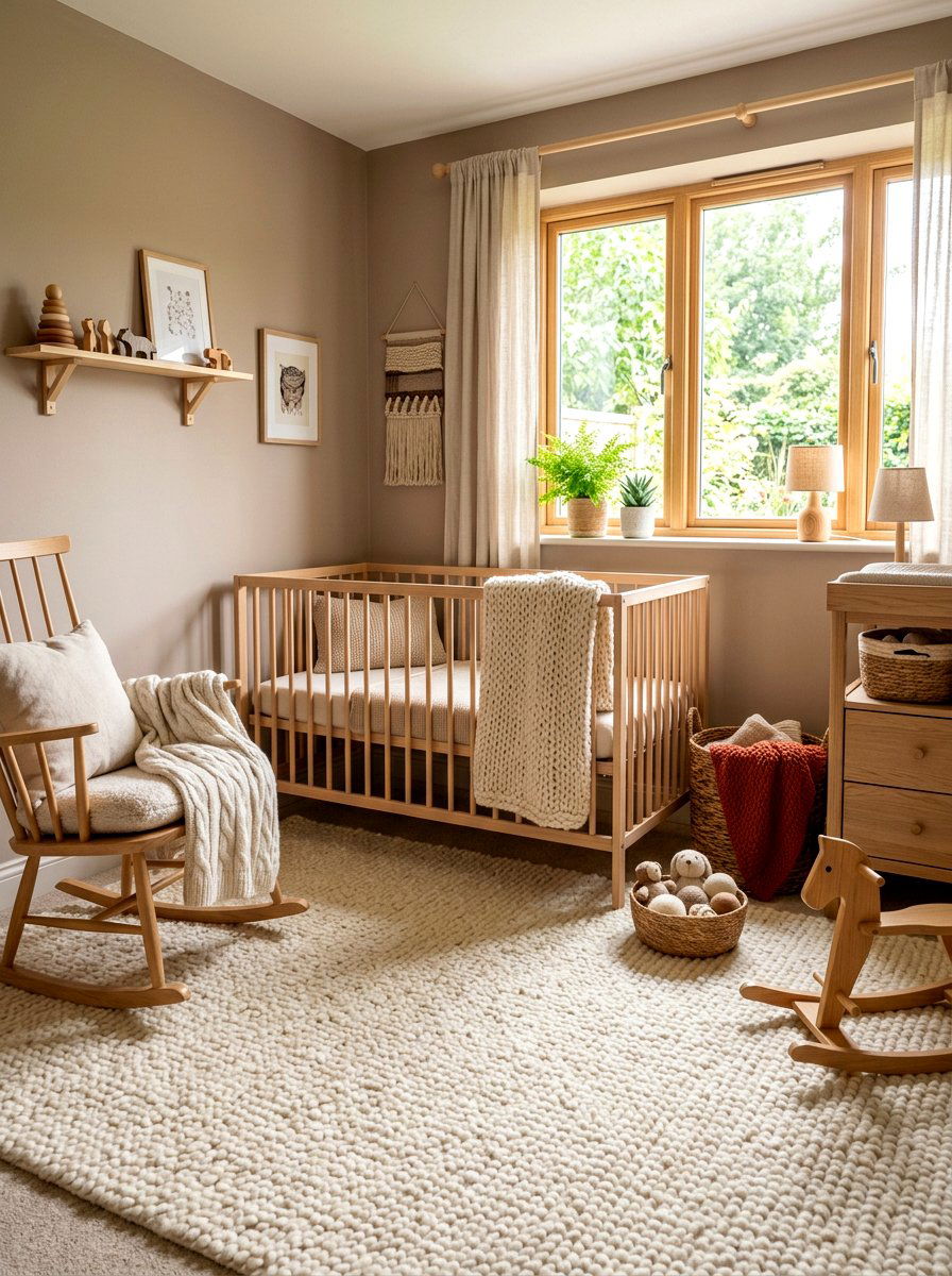 Soft Woolen Nursery - 30 quiet luxury nursery ideas