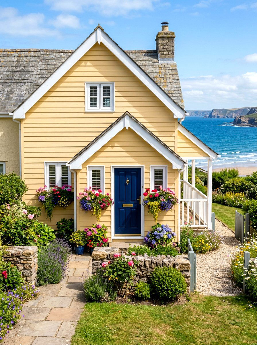 Soft Yellow Exterior Paint - 30 exterior paint color ideas