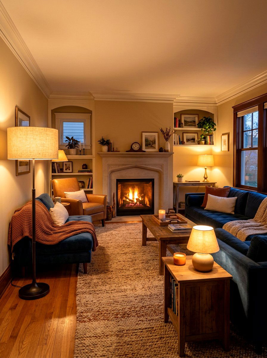 Soft lighting interior - 30 slow living home ideas