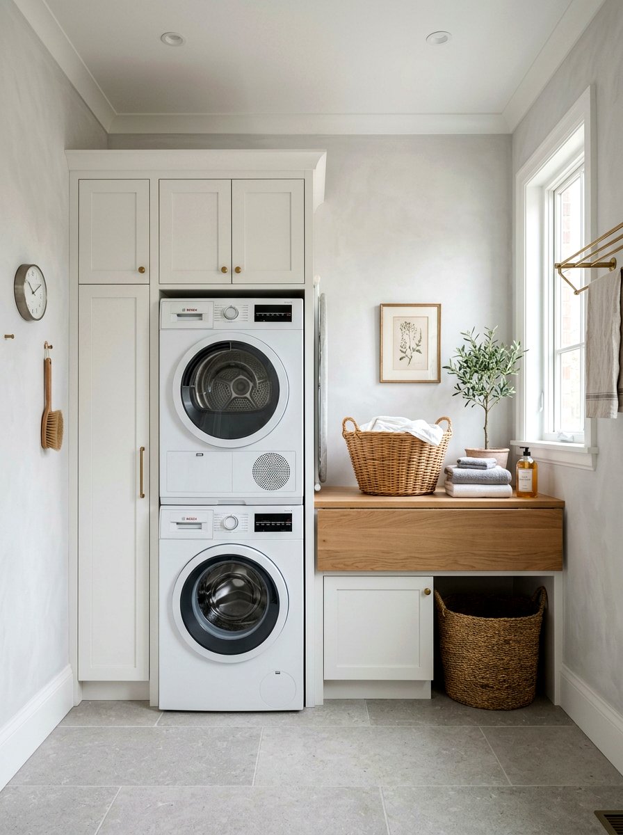 Soft limewash laundry room - 30 limewash wall ideas