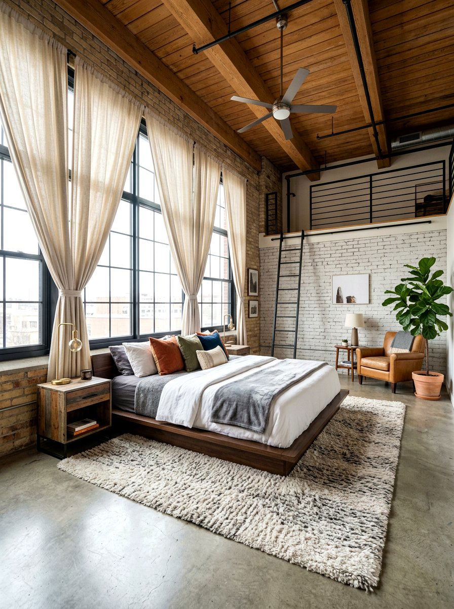 Soft loft bedroom - 30 calm minimal decor ideas