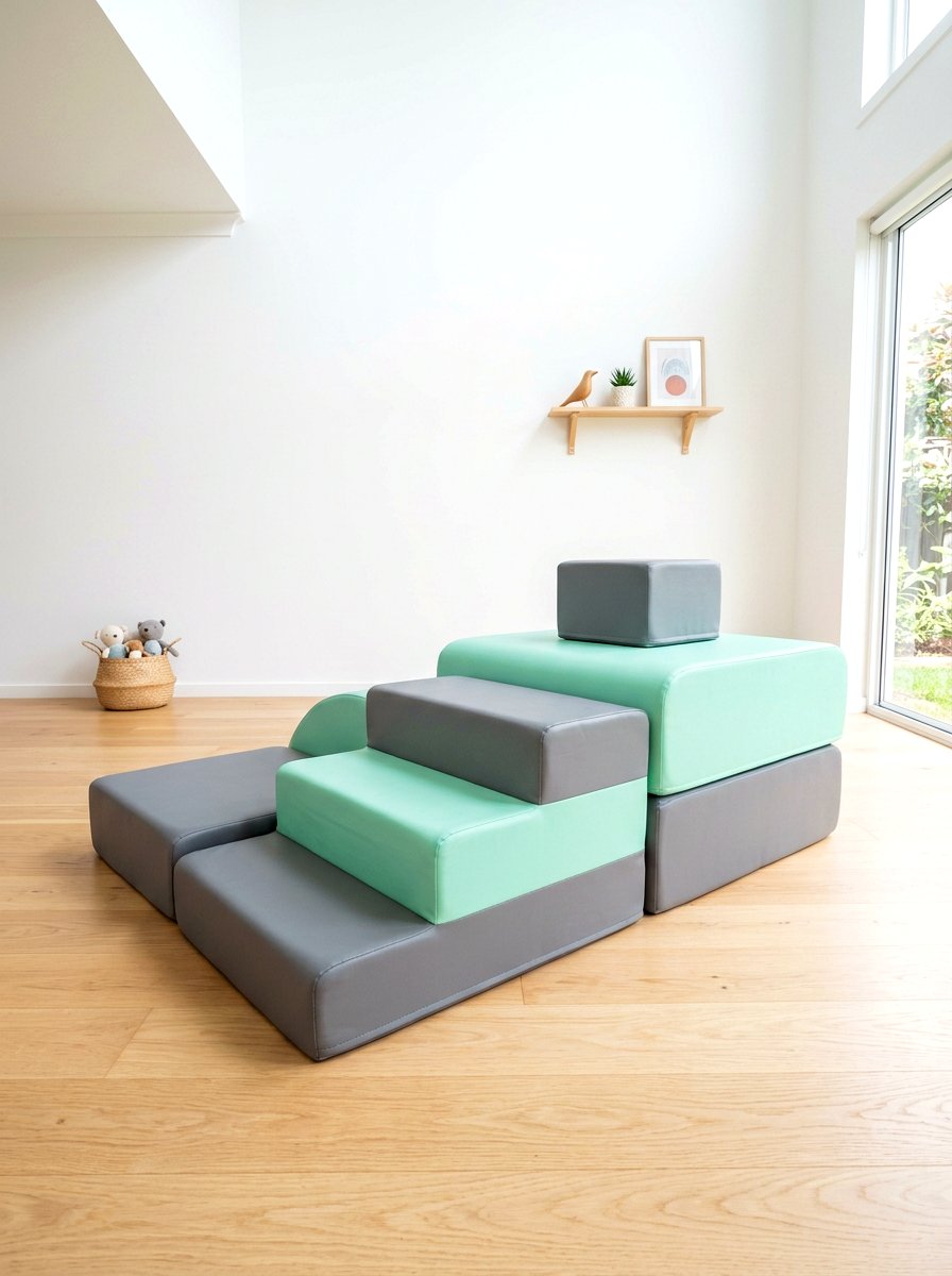 Soft play foam block - 30 sensory playroom ideas